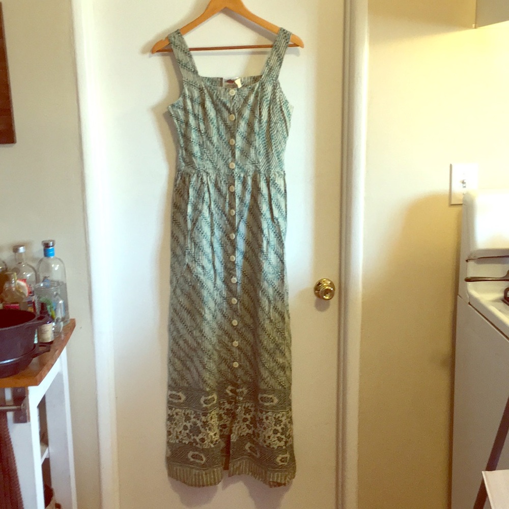 Vintage 1970s Lanz maxi dress